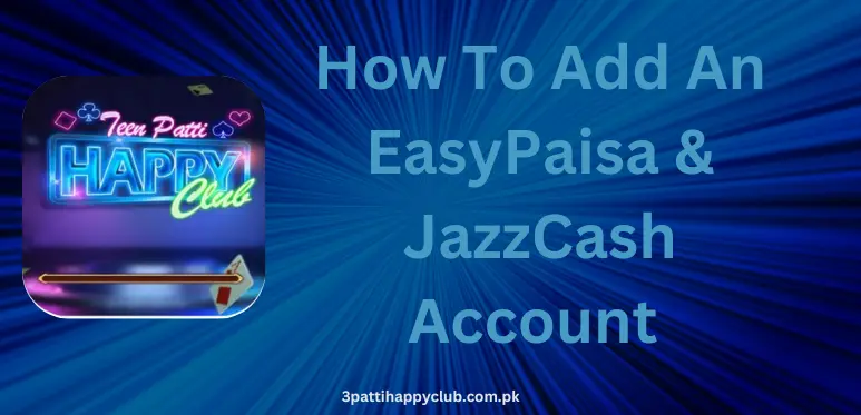 how to add an account in 3 patti happy club